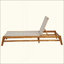 Chaise longue d'extérieur en bois d'acacia durable avec positions réglables pour une détente ultime et un assemblage facile-1049570150-1049570147