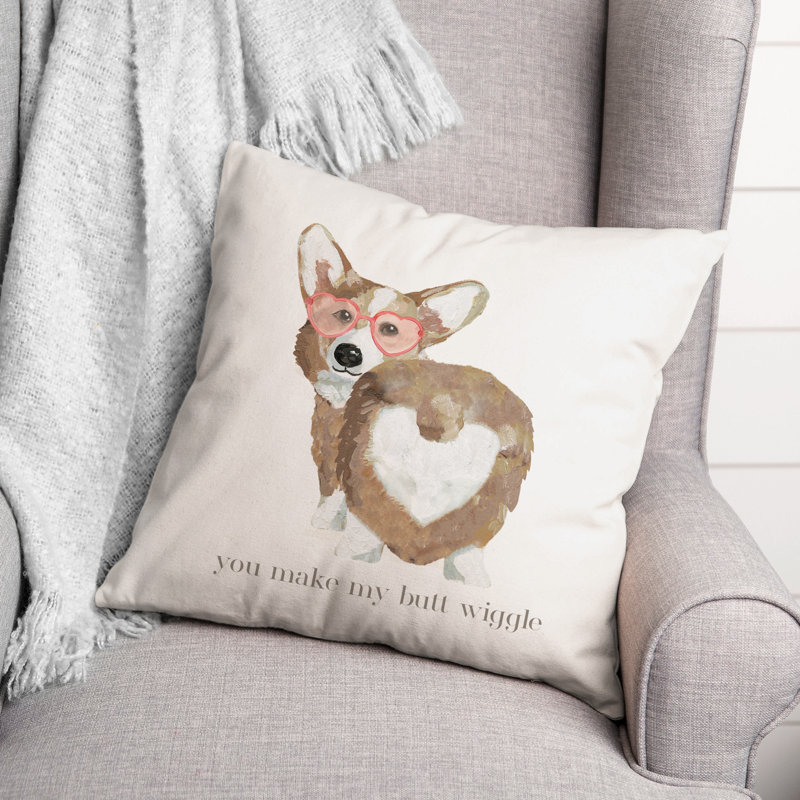 No Pattern And Not Solid Color Reversible Throw Pillow
