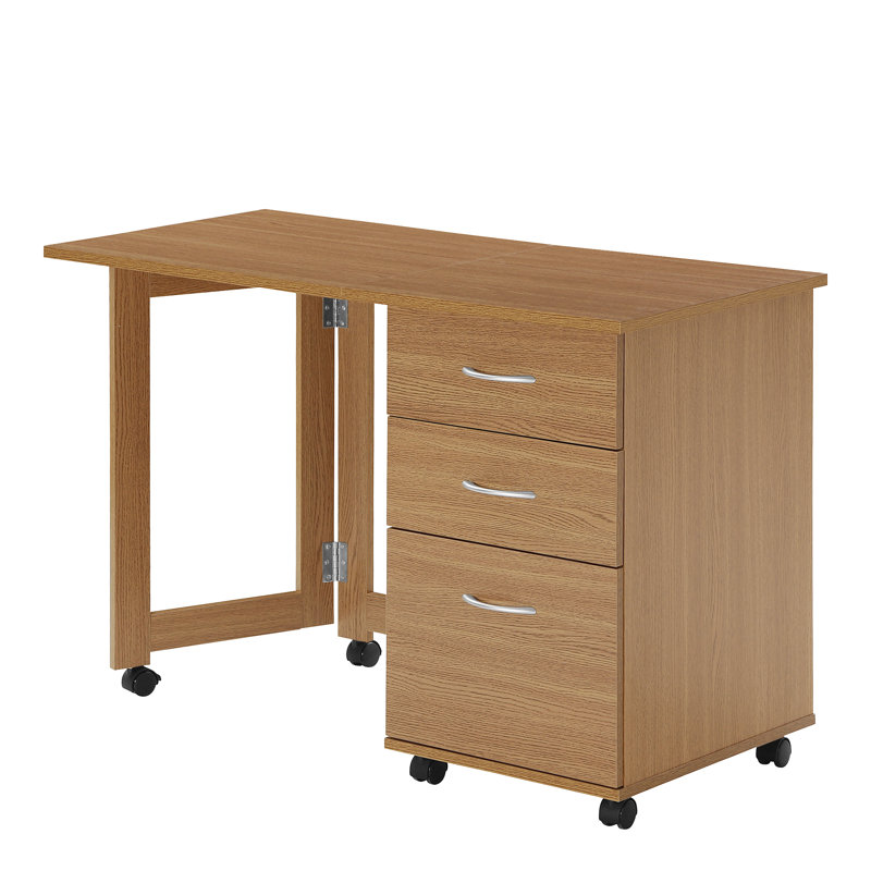 Solid Wood Base Writing Desk, Beech