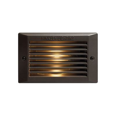 Ampoule rectangulaire en brique 120 V 7,5 po Brick and Step, bronze, ampoule incluse