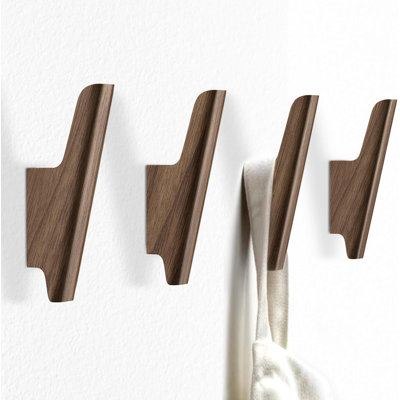 Wall Mounted Walnut Hooks