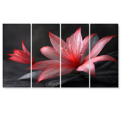 Goulart - Hibiscus Canvas Art Set