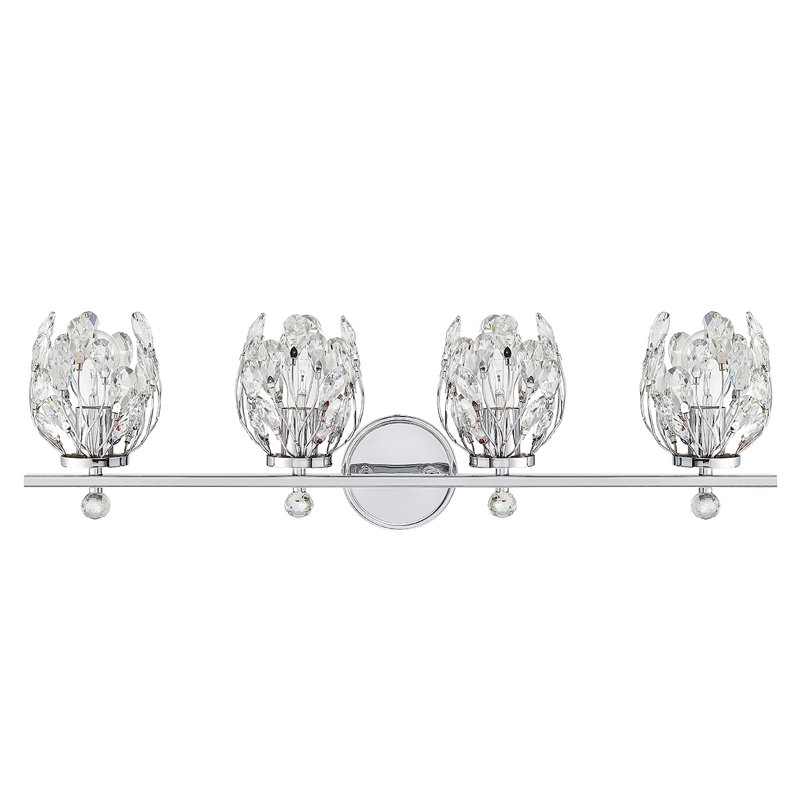 Sandiacre 3-Light Vanity Light in Matte Black, Matte Black, 9.5" H x 23.5" W x 23.5" D, 3 Lights