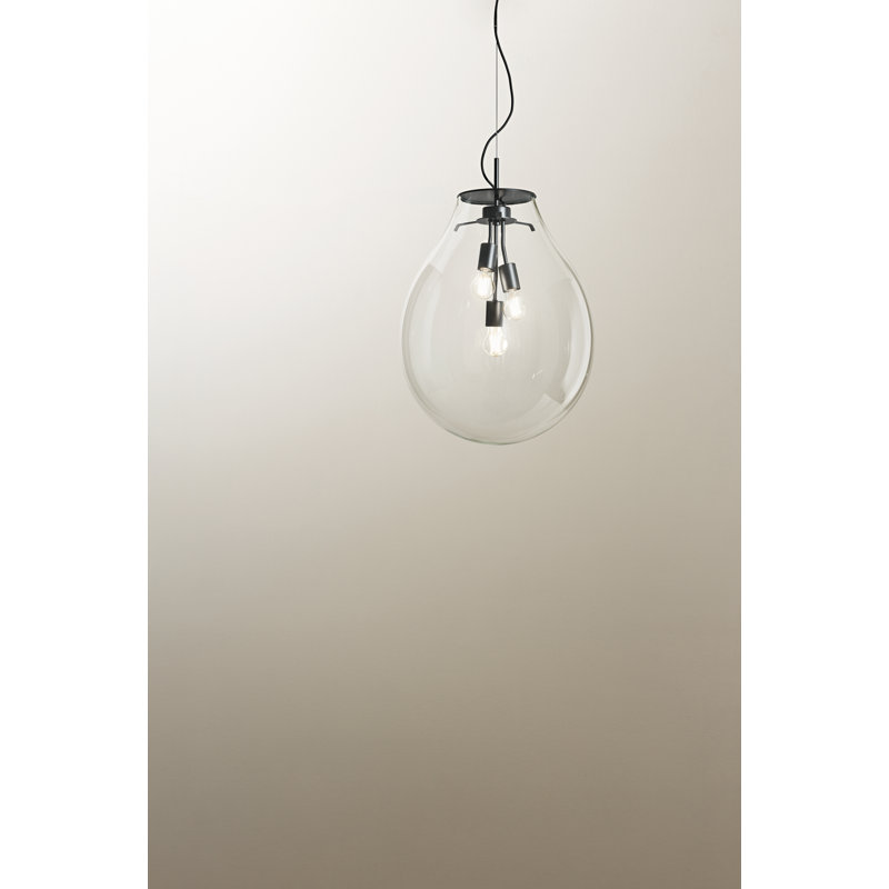 Camili 3 - Light Teardrop Pendant, 174cm H x 55cm W x 38cm D