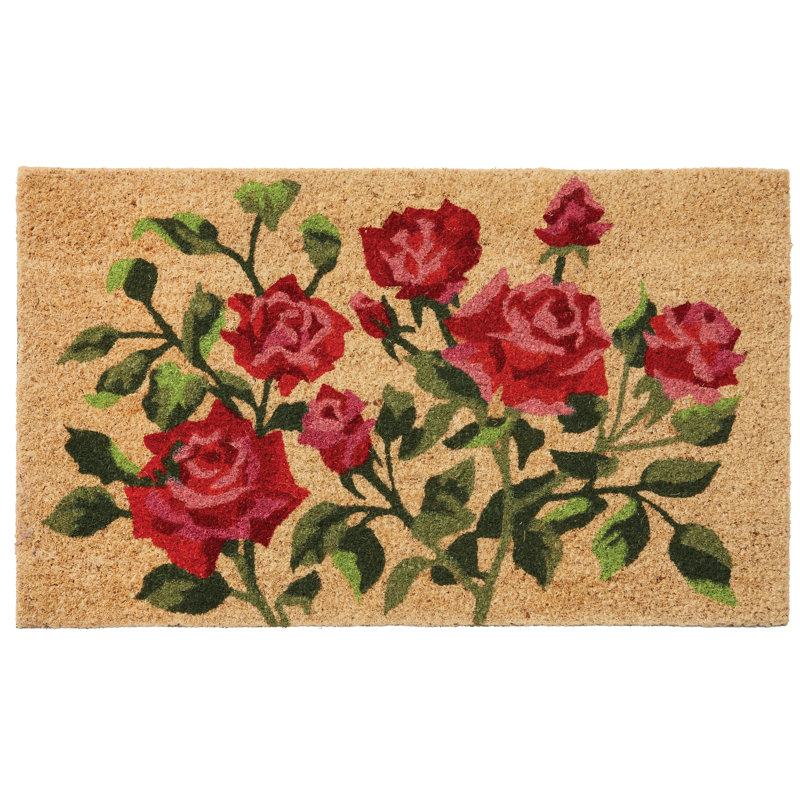 Red Roses Outdoor Doormat