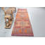Tapis turc bohémien orange de style rétro Herki pour la cuisine et la maison 8576