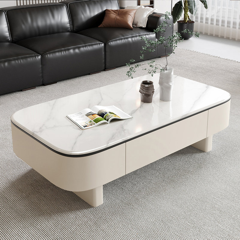 Table basse de style italien, Blanc