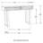 Neslund 2-drawer Console Table Hand Carved Details Natural
