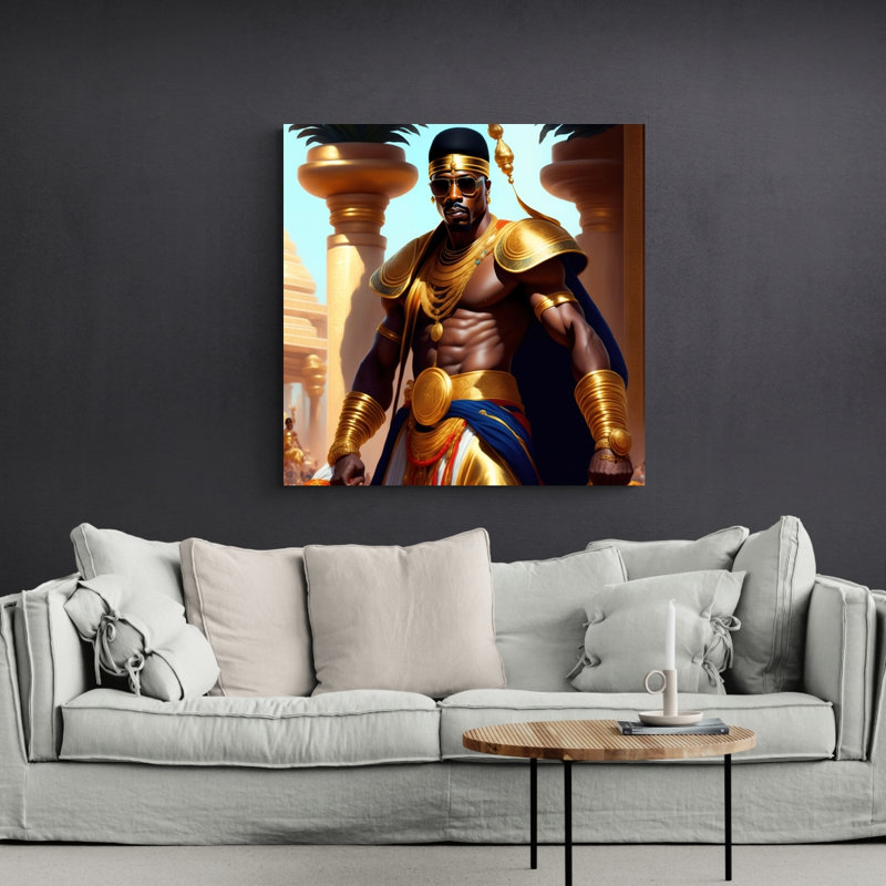"Mc Hammer" par Stephen Chambers, impression sur toile tendue, L 15 po x H 15 po