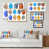 White Floater Framed