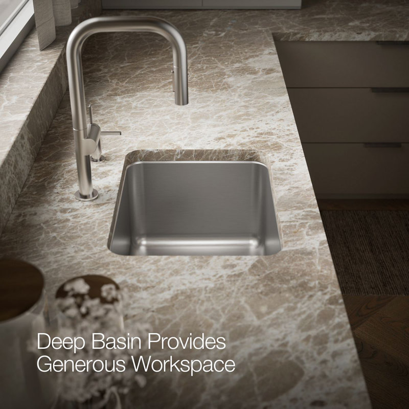 Undertone® 23" x 17-1/2" x 11-5/8" Undermount Utility Sink
