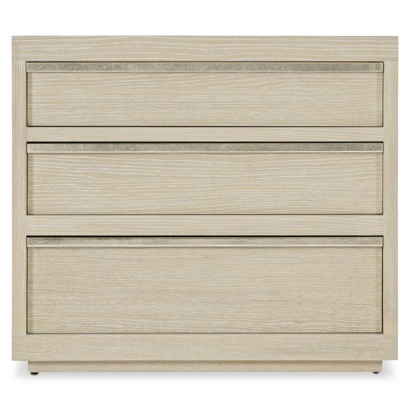 Solaria 3 - Drawer Solid Wood Nightstand