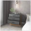 Commode Fraser, gris mat / macadamia