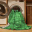 Tapis abstrait vert émeraude lavable à la machine 815-1602977309