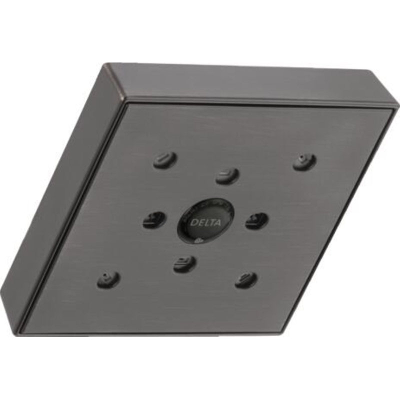 Pomme de douche à faible débit 1,75 gallons par minute avec technologie H2okinetic, Noir mat
