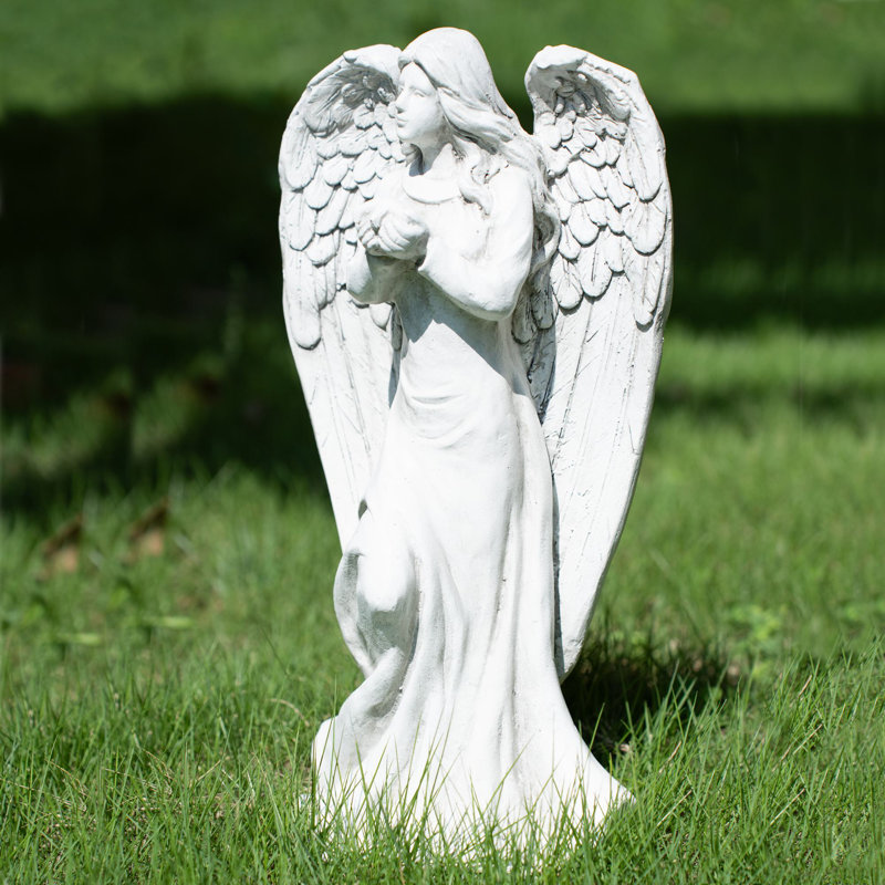 Statue de jardin 18,5 po Angels & Angelots Mgo