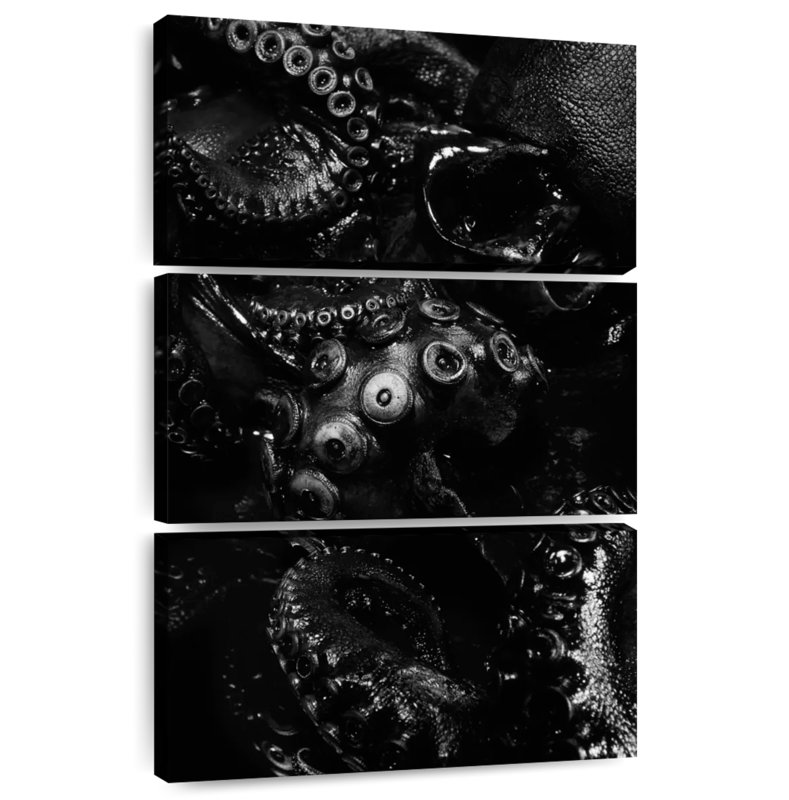 Brampt Black Octopus, 45" H x 28" W