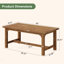 Bureau de direction 63 "en bois massif avec barre de pieds pour bureau à domicile