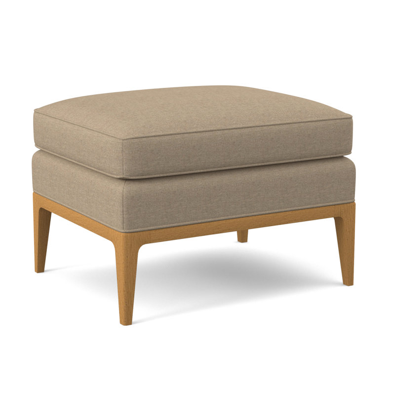 Claxton Ottoman, Amber, Elise Flax