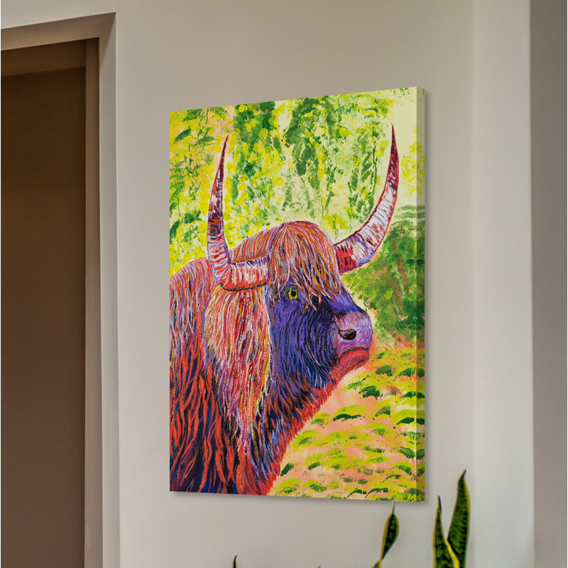 France Gilbert - Wrapped Canvas Painting, 114cm H x 76cm W