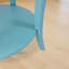 Table de bout à tablette ovale contemporaine Perth, bleu sarcelle-1809181352