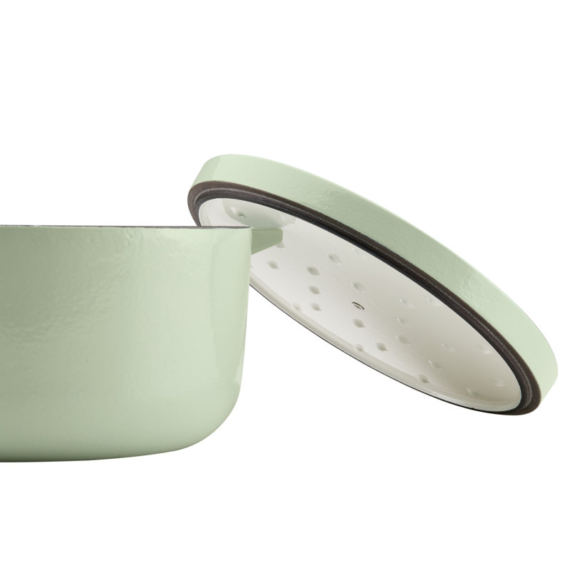 KitchenAid Enameled Cast Iron Dutch Oven, 6-Quart, Pistachio