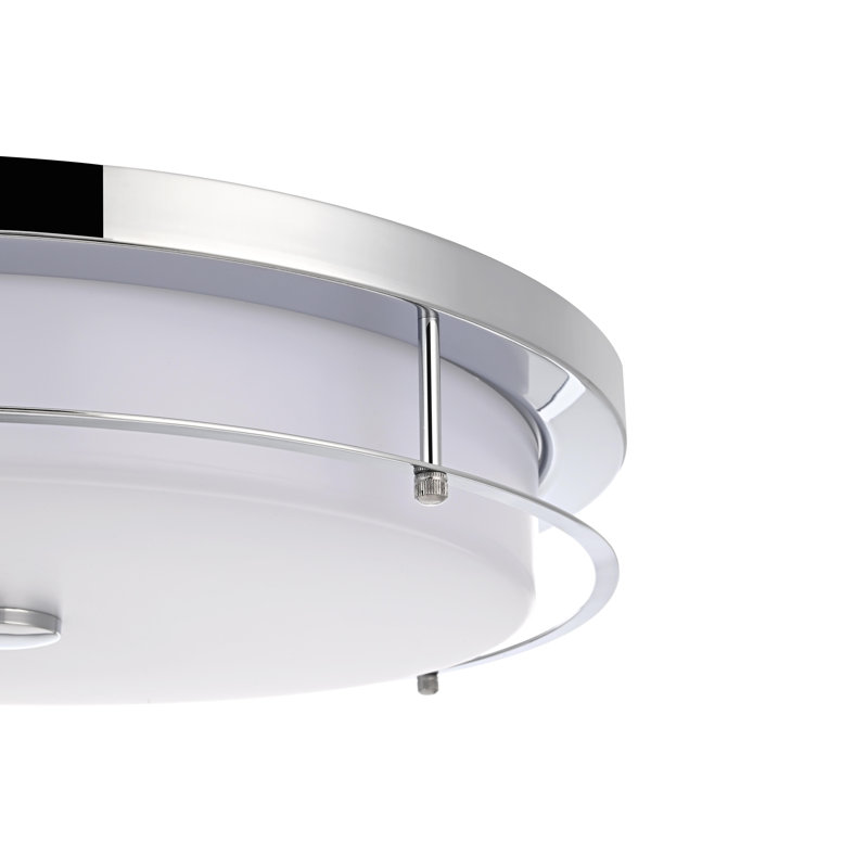 Ashok 20 inch LED Flush Mount, Chrome