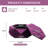 Elegant Purple Polygon Diamond Velvet , Multi - Functional For Footrest And Storage In Entryway, 34"L X 30.5"W 13.5"H Elegant, Purple, , Functional, Footrest, Storage, Dorm-1856628598