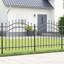Vidaxl Garden Fence Powder-Coated Steel-116797999-116797991