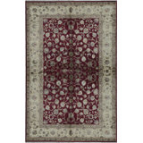 Shamas Hand Woven Silk and Wool Oriental Area Rug