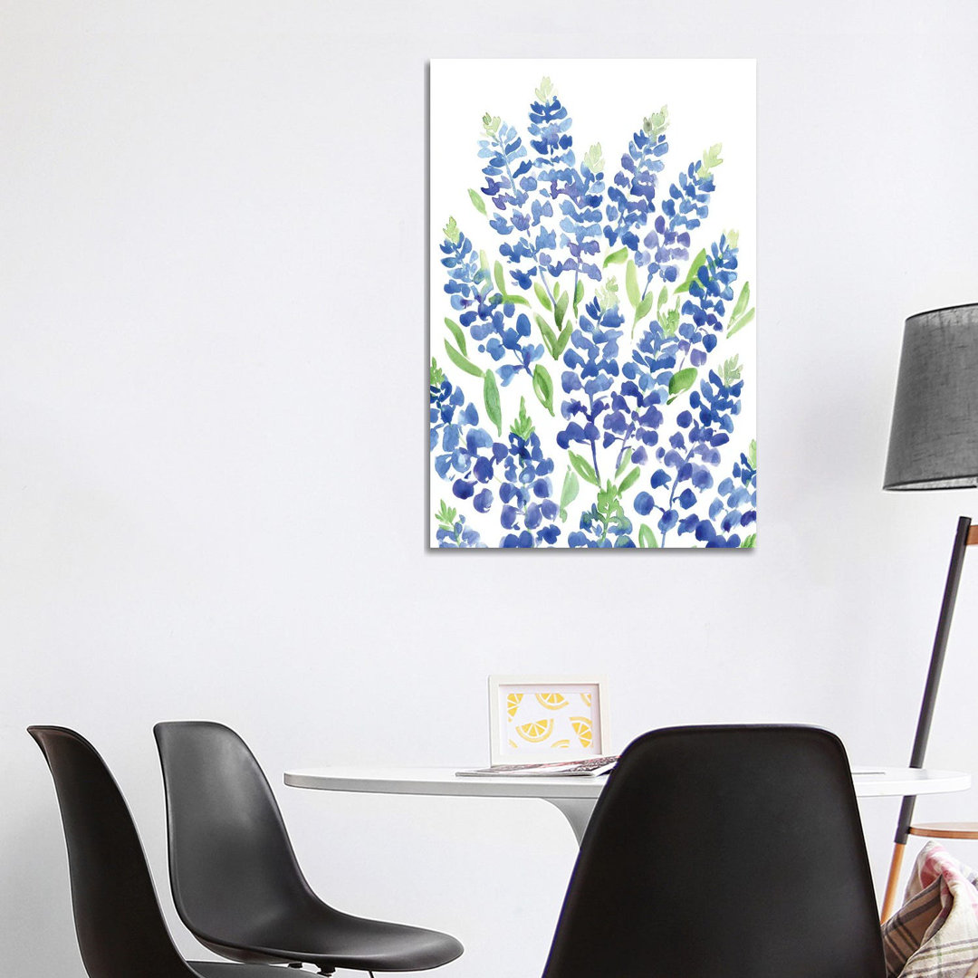 Bouquet Of Texas Bluebonnets von Blursbyai - No Frame Gallery-Wrapped Canvas Giclée on Canvas