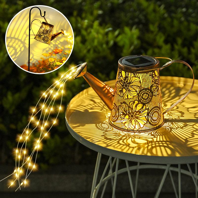 Stainless Steel Solar Powered Iron Pathway Light Pack