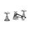 Classic Cross Handle Widespread Bathroom Faucet with Pop-Up Waste
