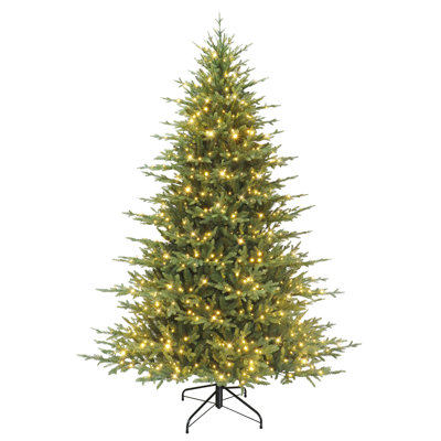 7.5' Pre-Lit Fir Christmas Tree