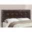 Lit plateforme tapissier en similicuir