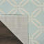 Tapis géométrique turquoise / turquoise Garnier-364891915