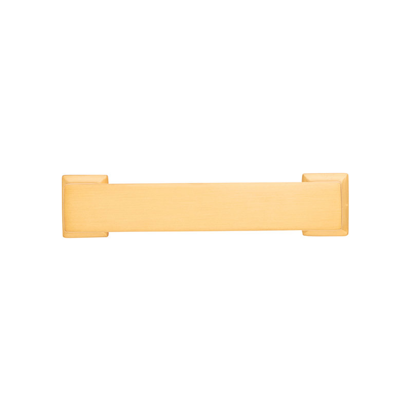 Cambridge Arch Pull, Brushed Golden Brass