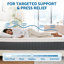 Chaudri 30cm Medium Gel Memory Foam Pocket Sprung 2000 Mattress-113021741