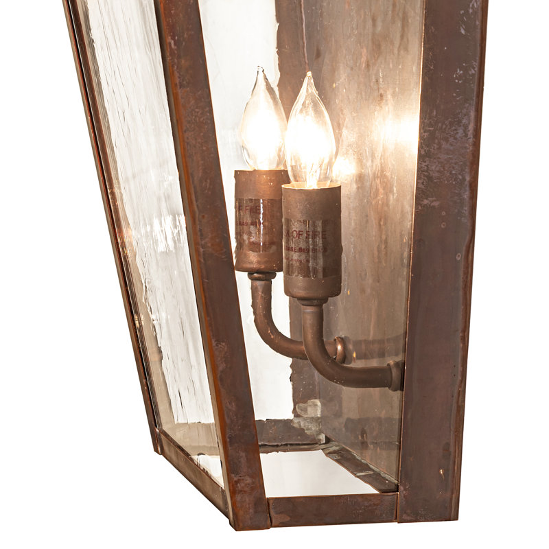 14" Wide Bastille Wall Sconce, 18" H x 14" W x 7" D