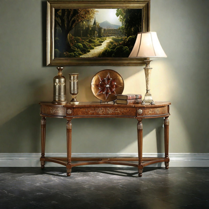 Console Retro Paintings Art, Brun
