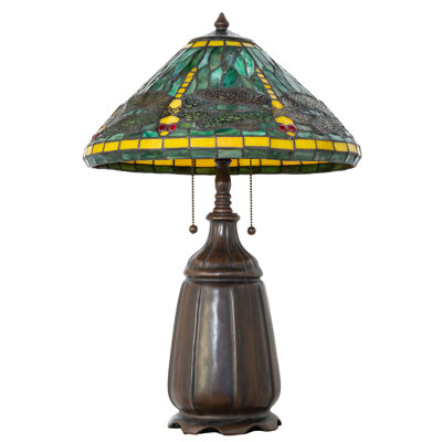 25" High Tiffany Dragonfly Table Lamp