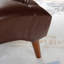 Chaise longue rembourrée