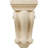5"W x 3 1/4"D x 9 1/2"H Cole Pilaster Wood Corbel, Alder (2-Pack)-91262875-124398523