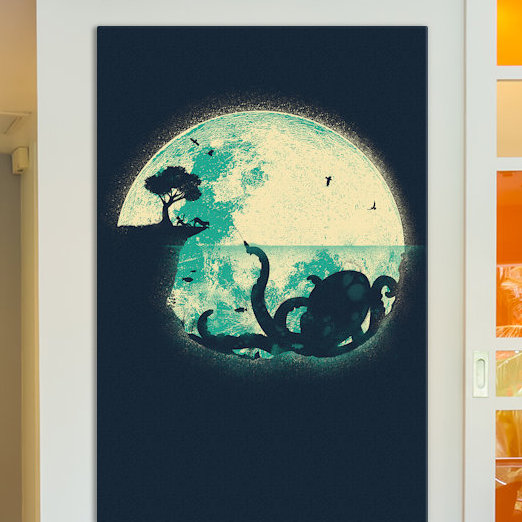 « the bige », impression sur toile tendue, H 48 po x l 32 po x P 1,5 po, Toile avec cadre noir, Pas de tapis