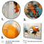 Teal Orange Bold Energy III - Dams, impressions sur toile-1399376923-1399376922