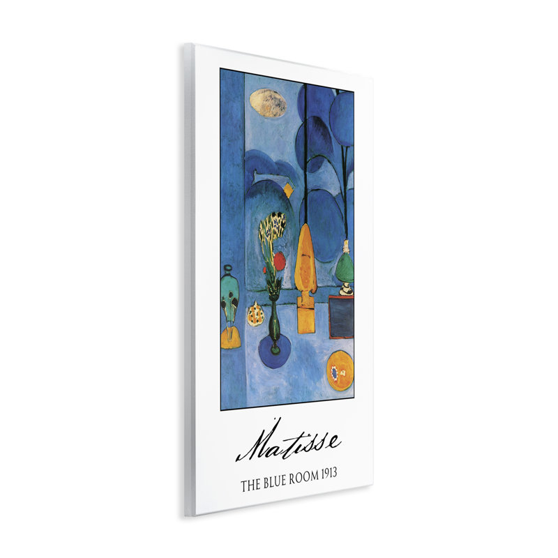 Plaque murale Matisse The Blue Room, design par Vintage Hustle, H 15 po x l 10 po