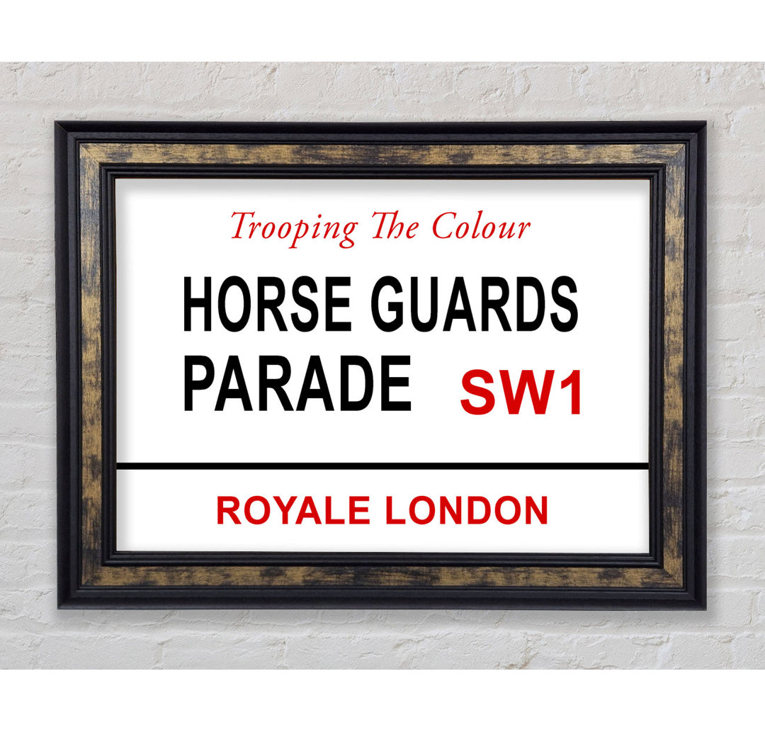 Horse Guards Parade Schilder - Drucken