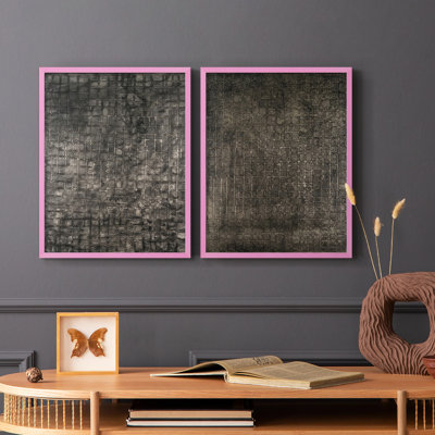 «Lattice Luster II», reproduction encadrée de qualité supérieure - prête à être accrochée - aucun clou requis - aucun clou requis