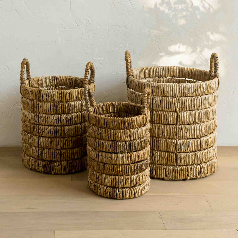 Palmetto baskets (set of 3)