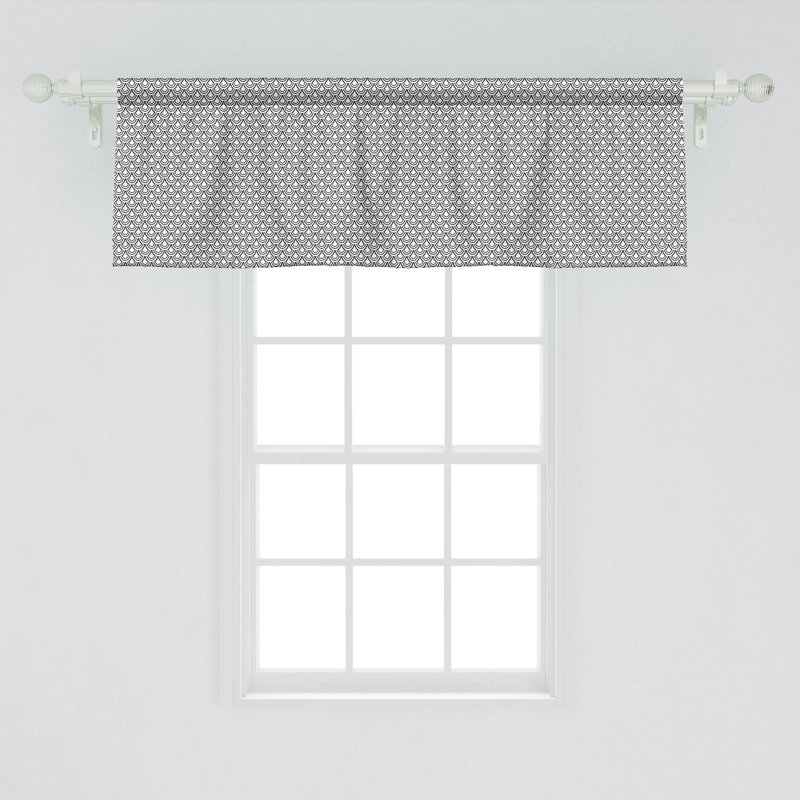 Ensemble de 2 cantonnières Ambesonne Mermaid Tail, L 54 po x L 12 po